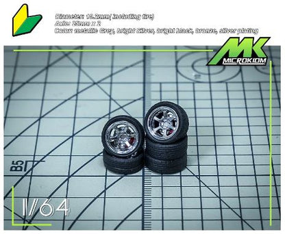 Microkiom Type S 6 Spoke Wheels