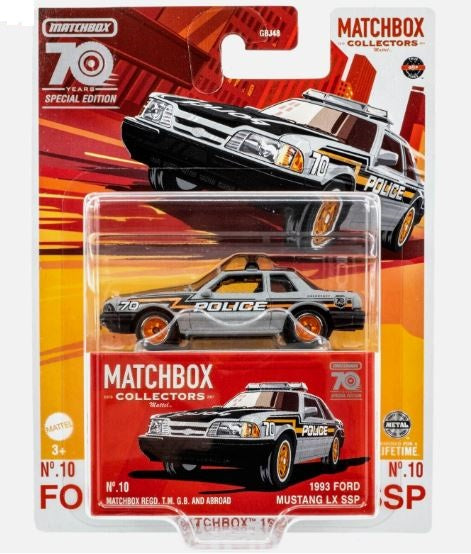 2023 Matchbox Collectors Anniversary Series 1993 Ford Mustang LX SSP