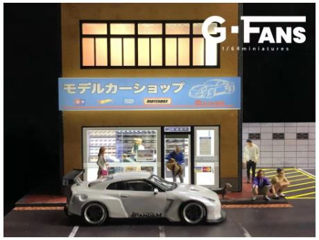 G Fans 1:64 Scale Corner Hobby Shop Diorama