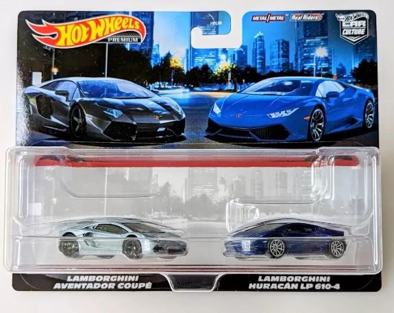 2022 Hot Wheels Target Lamborghini Aventador and Huracan 2 Pack