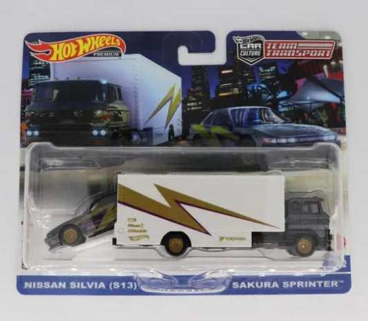 2023 Hot Wheels Team Transport 52 Nissan Silvia Sakura Sprinter