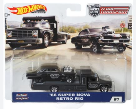 2019 Hot Wheels Team Transport 7 66 Super Nova and Retro Rig