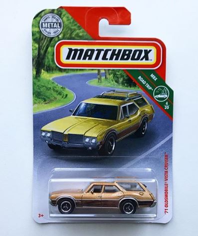 2019 Matchbox MBX Road Trip 71 Oldsmobile Vista Cruiser