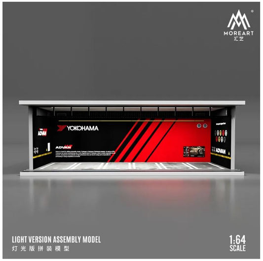 Advan Lighted Parking Garage Diorama