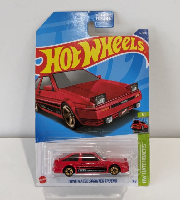 2022 Hot Wheels HW Hatchbacks Toyota AE86 Sprinter Trueno