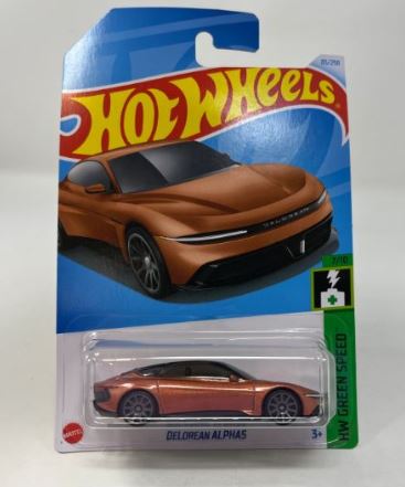 2024 Hot Wheels HW Green Speed DeLorean Alpha5