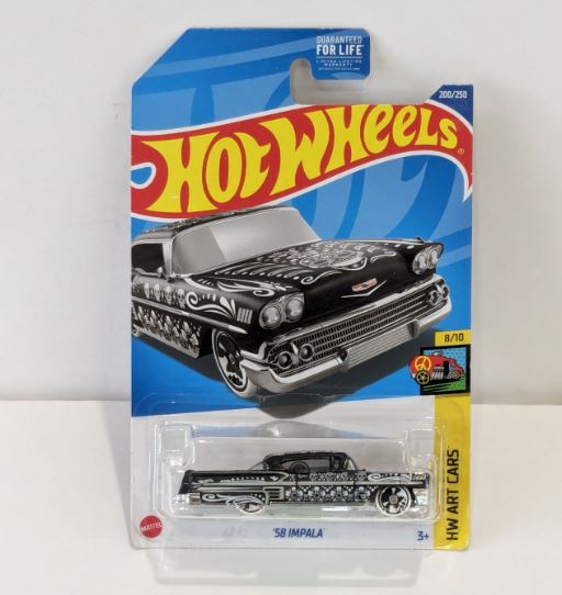 2022 Hot Wheels HW Art Cars Treasure Hunt 58 Impala