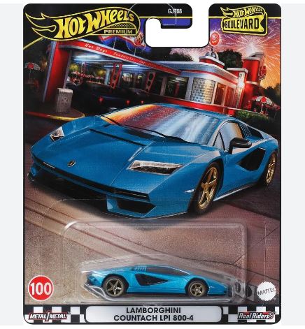 2024 Hot Wheels Boulevard 100 Lamborghini Countach LPI 800-4