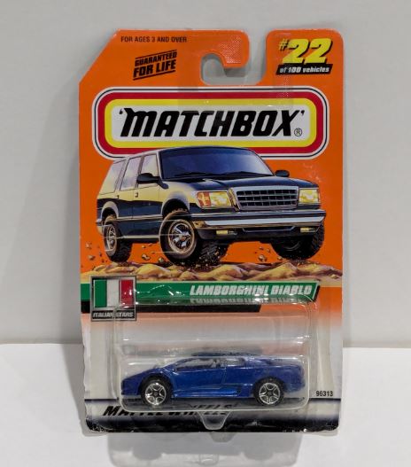 2000 Matchbox Italian Stars Lamborghini Diablo