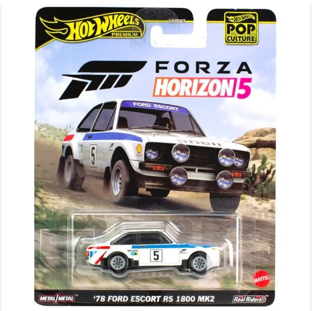 Hot Wheels 2024 Pop Culture Forza Horizon 5 78 Ford Escort RS 1800 MK2