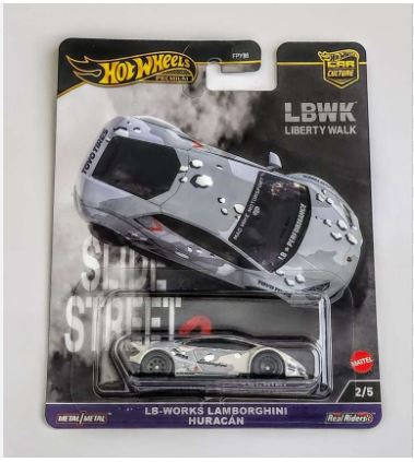 2024 Hot Wheels Slide Street 2 LB-Works Lamborghini Huracan