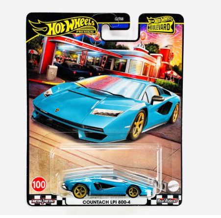 2024 Hot Wheels Boulevard 100 Lamborghini Countach LPI 800-4