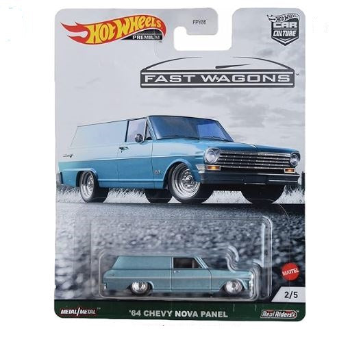 2021 Hot Wheels Fast Wagons 64 Chevy Nova Panel