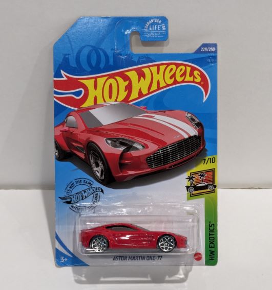 2018 Hot Wheels HW Exotics Aston Martin One-77