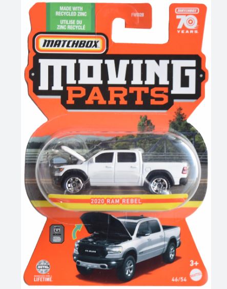 2023 Matchbox Moving Parts 2020 Ram Rebel