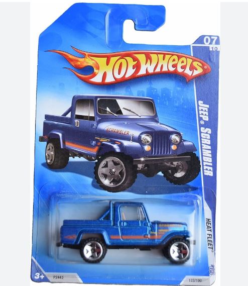 2009 Hot Wheels Heat Fleet Jeep Scrambler