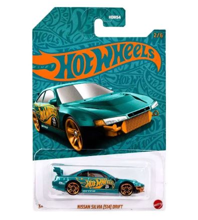 2024 Hot Wheels 56th Anniversary Pearl & Chrome Series 2 Nissan Silvia [S14] Drift