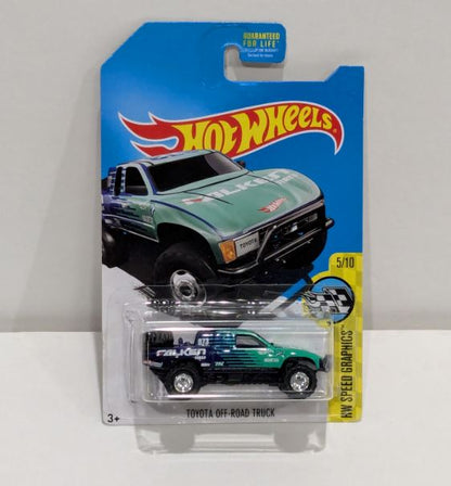 2016 Hot Wheels HW Speed Graphics Toyota off Road Truck Super Treasure Hunt