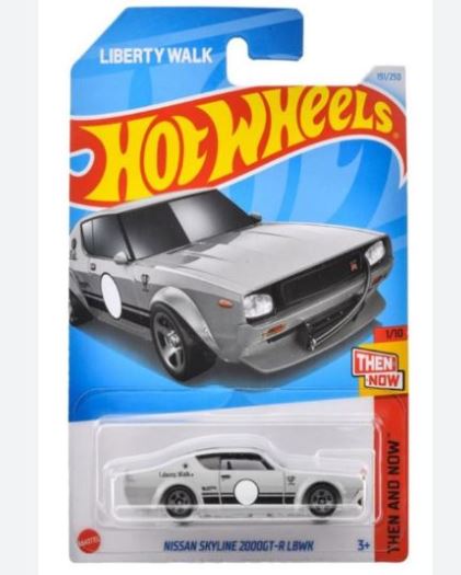 2024 Hot Wheels Then and Now Nissan Skyline 2000GT-R LBWK