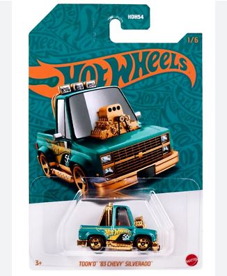 2024 Hot Wheels 56th Anniversary Toon'd 83 Chevy Silverado