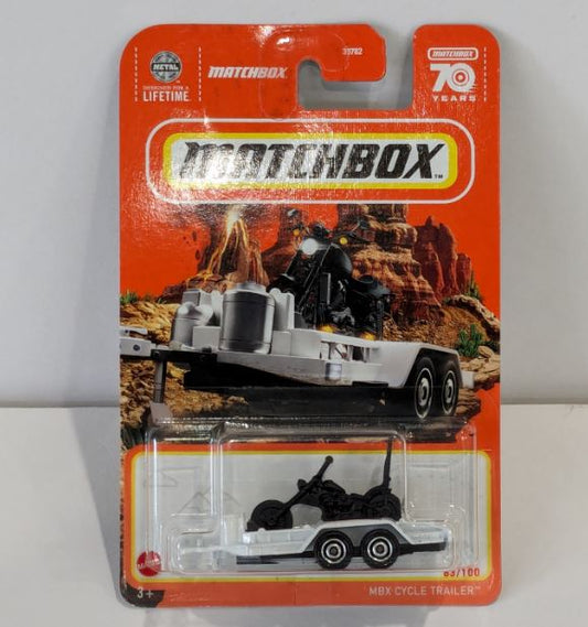 2023 Matchbox MBX Cycle Trailer