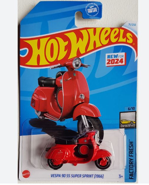 2024 Hot Wheels Factory Fresh Vespa 90 SS Super Sprint 1966