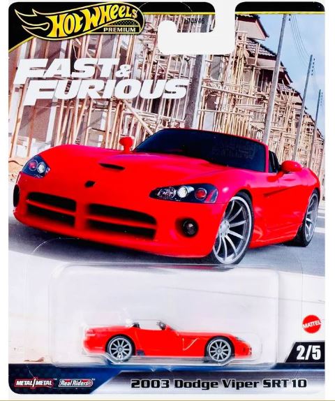 2024 Hot Wheels Fast & Furious Mix 5 2003 Dodge Viper SRT10